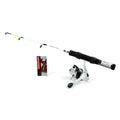 Scandinavian tackle white devil ice combo pilkkisetti avokelalla - outlet poistotuote - pilkkivapa lasikuitu