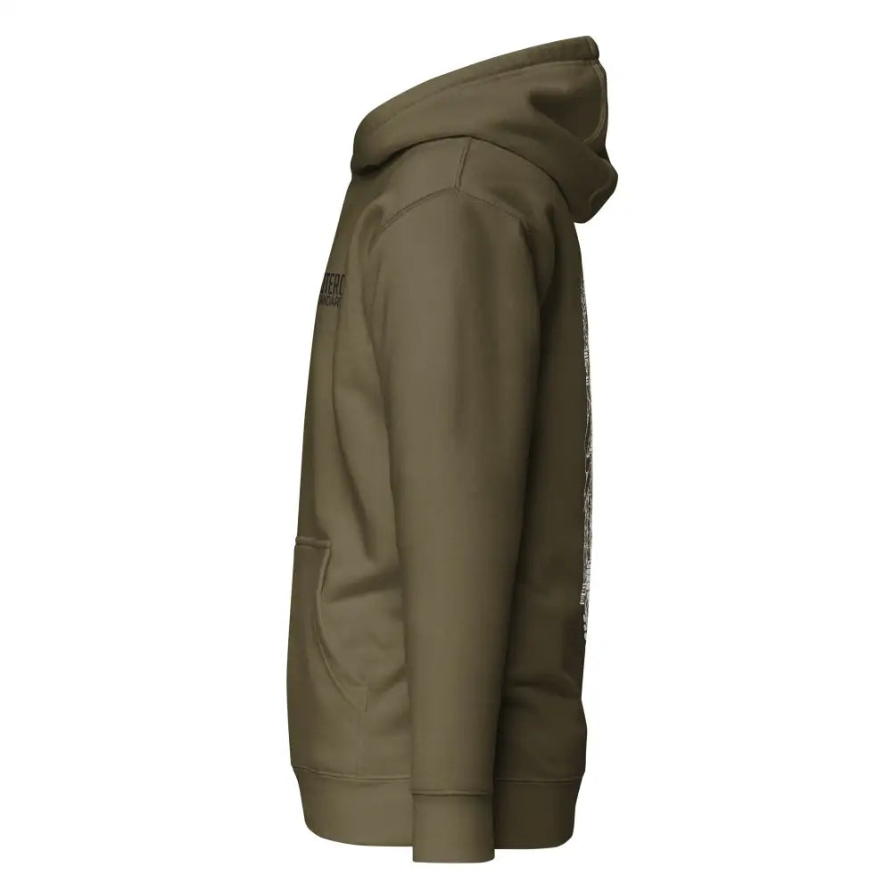 Sentinel huppari - hoodie oliivinvihreä collegepaita retkeilyvarusteet verkkokaupasta