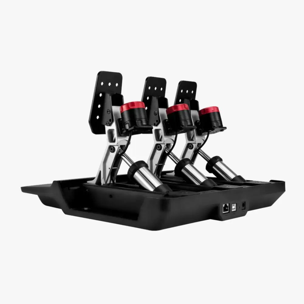 Simagic gt linear haptic pedal reactor musta ja hopea kilpa-ajopolkimen sarja punaisin yksityiskohdin