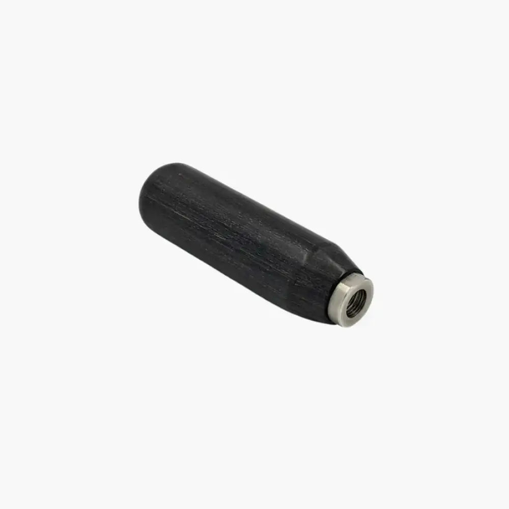 Mustan cylindrical kahva metallisella kierteisellä päällä simagic long shift knob q1 sequential shifteriä varten