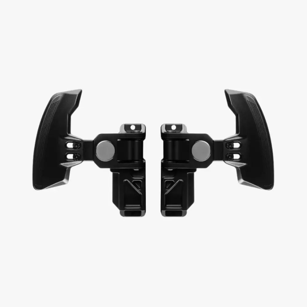 Simagic single paddle shifter module black plastic steering wheel paddle with matte finish and textured grip surface