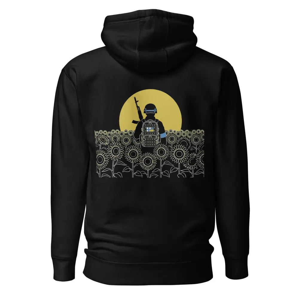 Stand with ukraine - huppari - black / s - hoodie verkkokaupasta retkeilyvarusteet verkkokaupasta 79 €