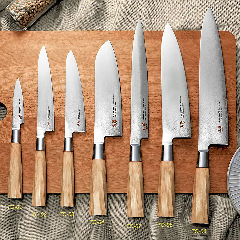 Suncraft senzo damascus twisted octagon santoku 17 cm - made in japan retkeilyvarusteet verkkokaupasta 189 €