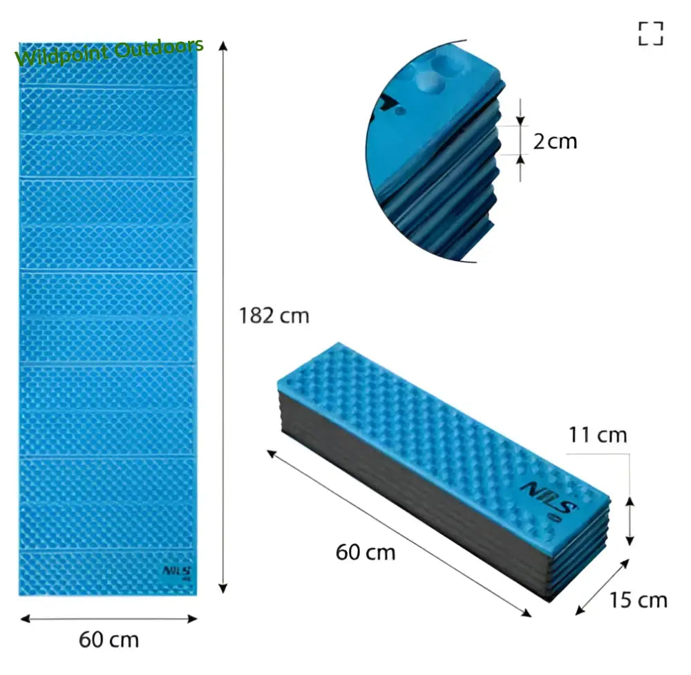 Taitettava makuualusta 188 cm nc1768 nils camp - accessories retkeily