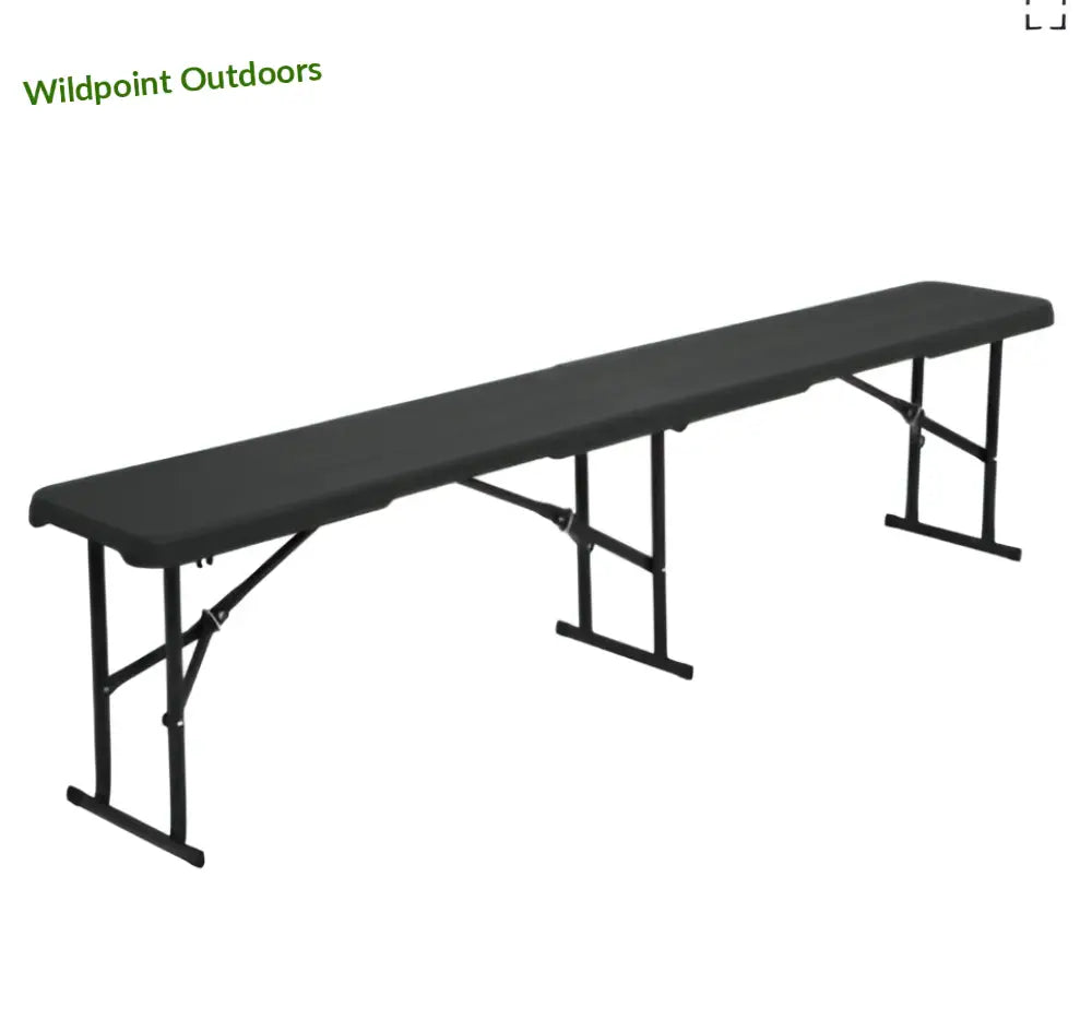 Taitettava puutarhapenkki 180cm nc3404 nils camp - musta - accessories retkeily 67,90 €