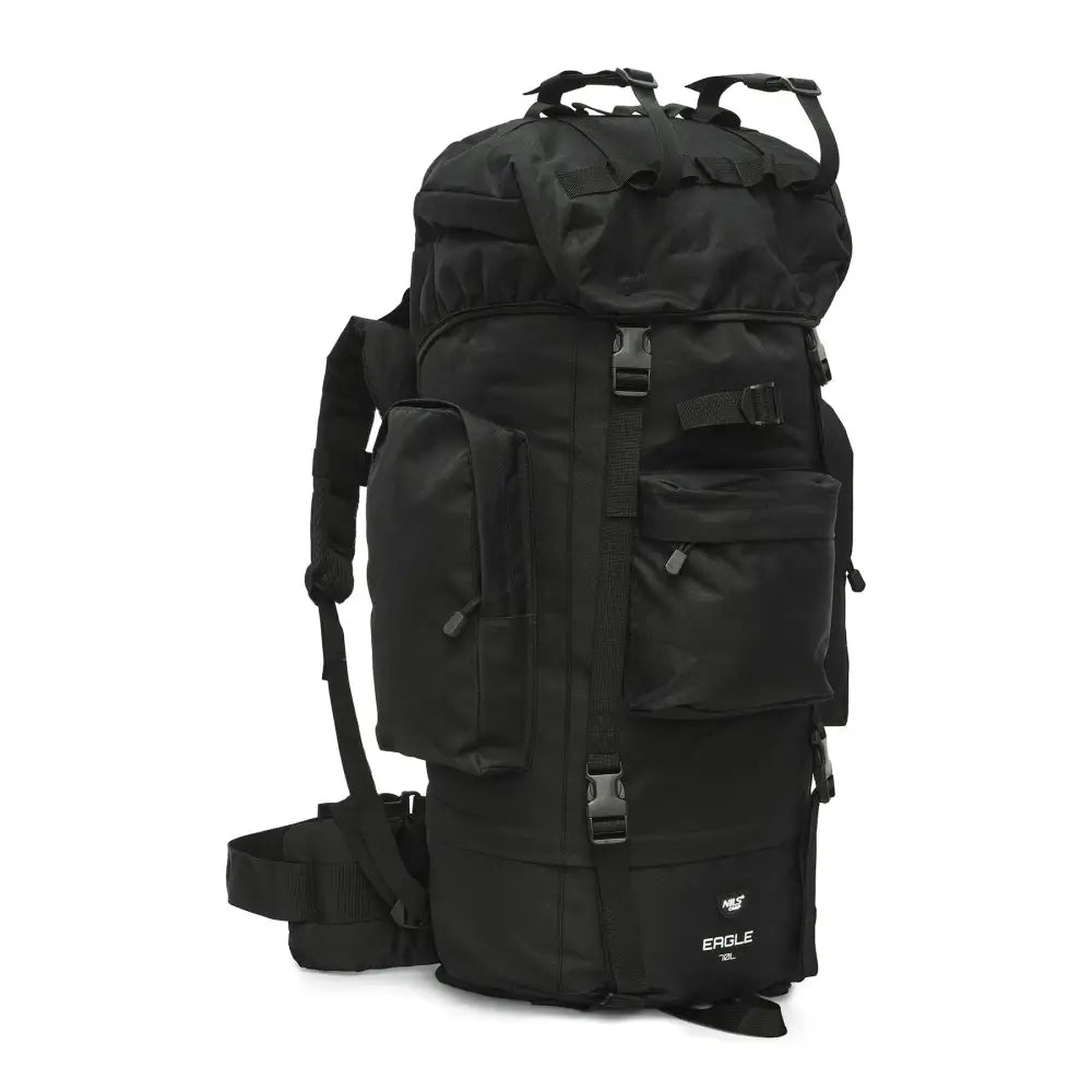 Taktinen retkireppu eagle 70l nc3901 nils camp - musta - retkireppu retkeilyvarusteet verkkokaupasta 59,90 €