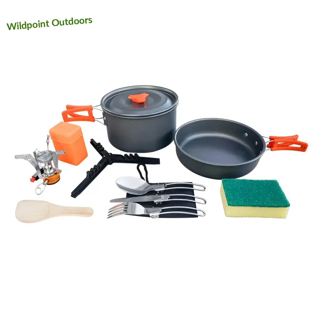 Tekson expedition retkeilyastiasto kaasupolttimella ja aterimilla - retkeily 38,50 €