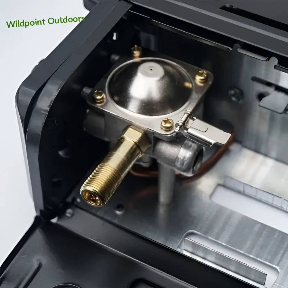 Tekson kannettava kaasuliesi muovikotelolla ja kaasupolttimella - retkeily 26 €