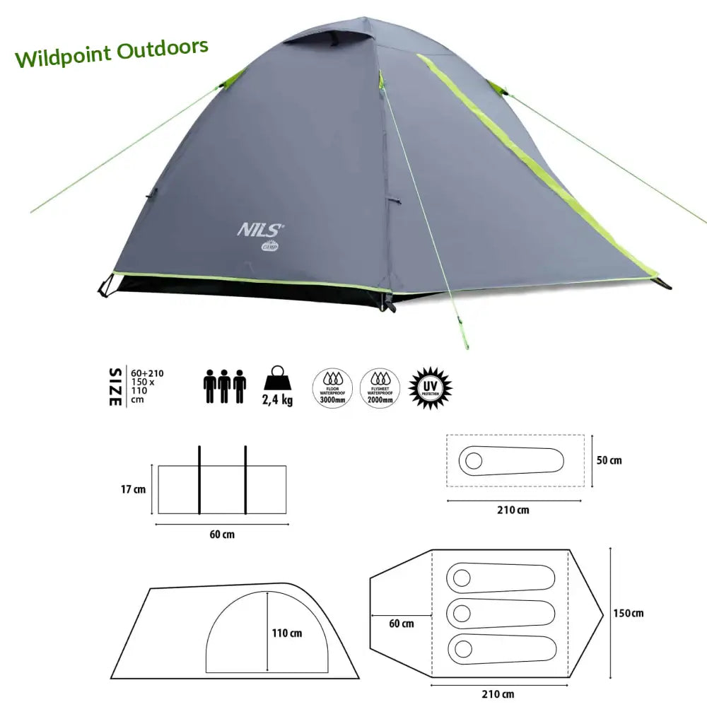 Teltta explorer nc6004 nils camp - accessories retkeily 89,90 €