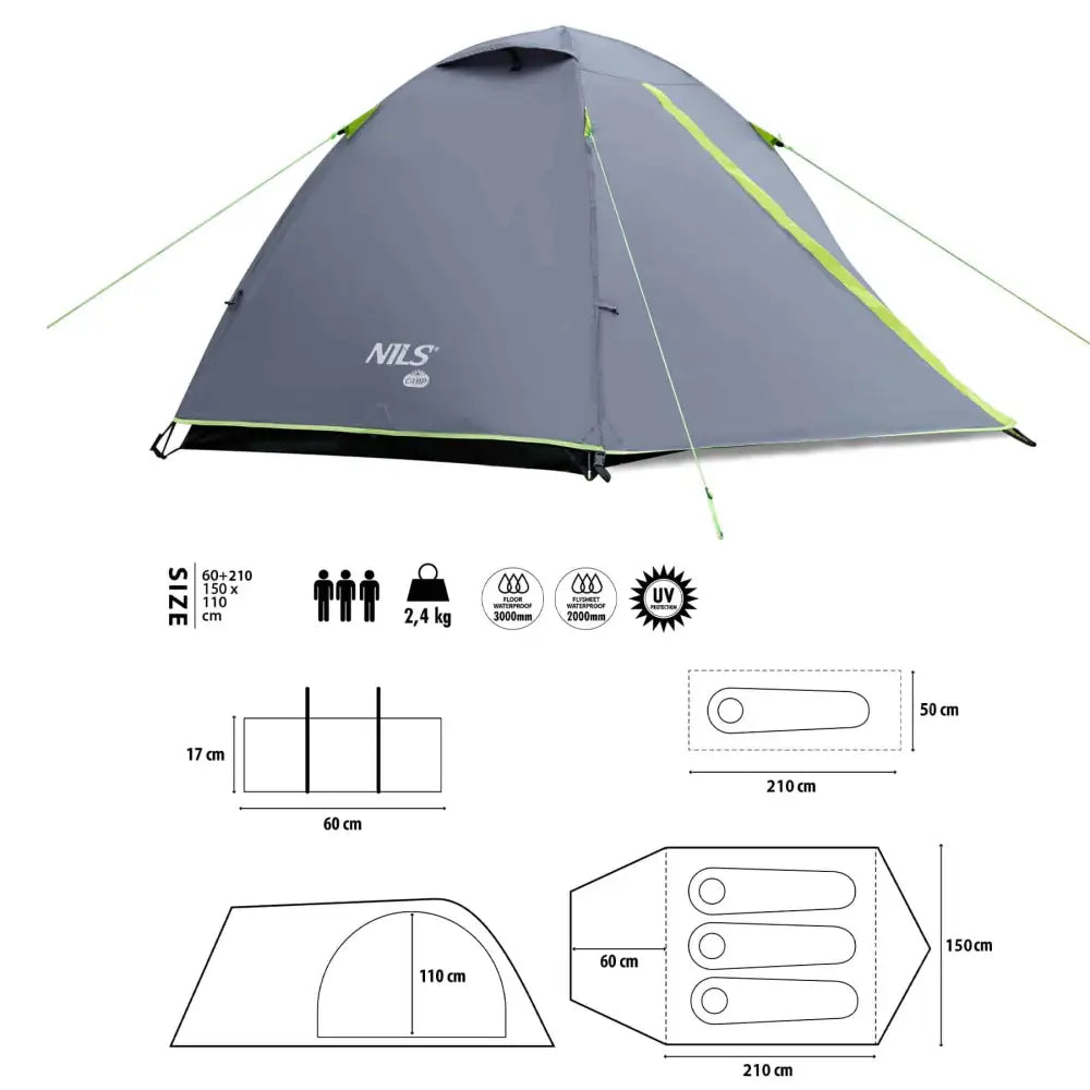Teltta explorer nc6004 nils camp - accessories retkeilyvarusteet verkkokaupasta 89,90 €
