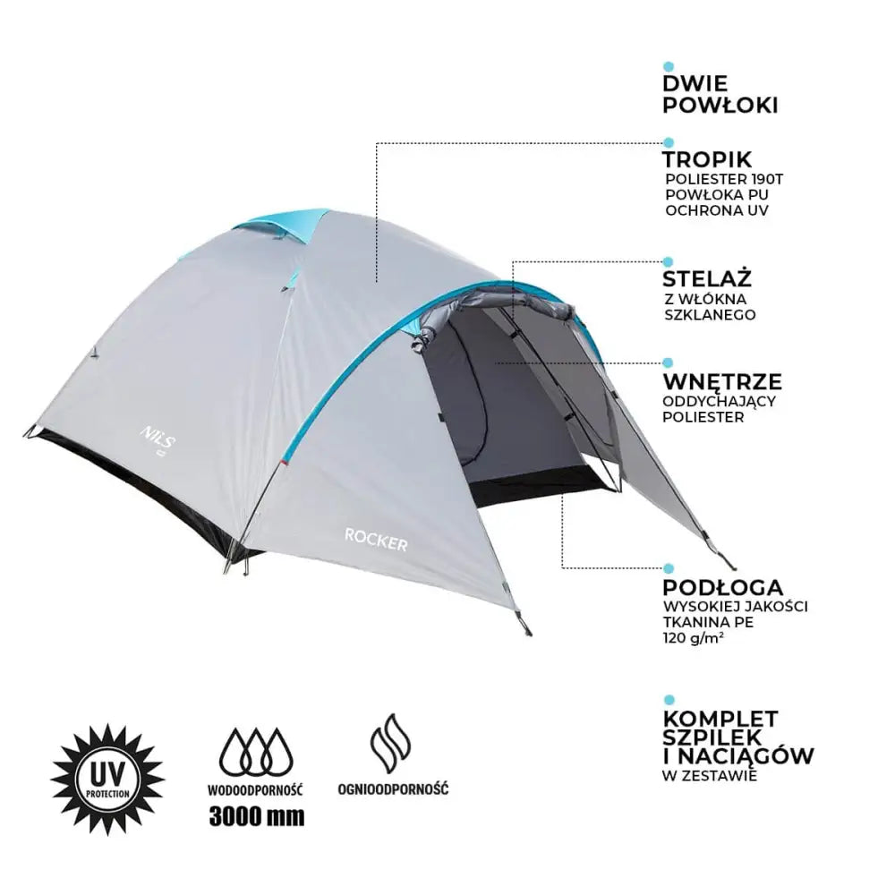 Teltta rocker nc6013 nils camp - accessories retkeilyvarusteet verkkokaupasta 89,90 €
