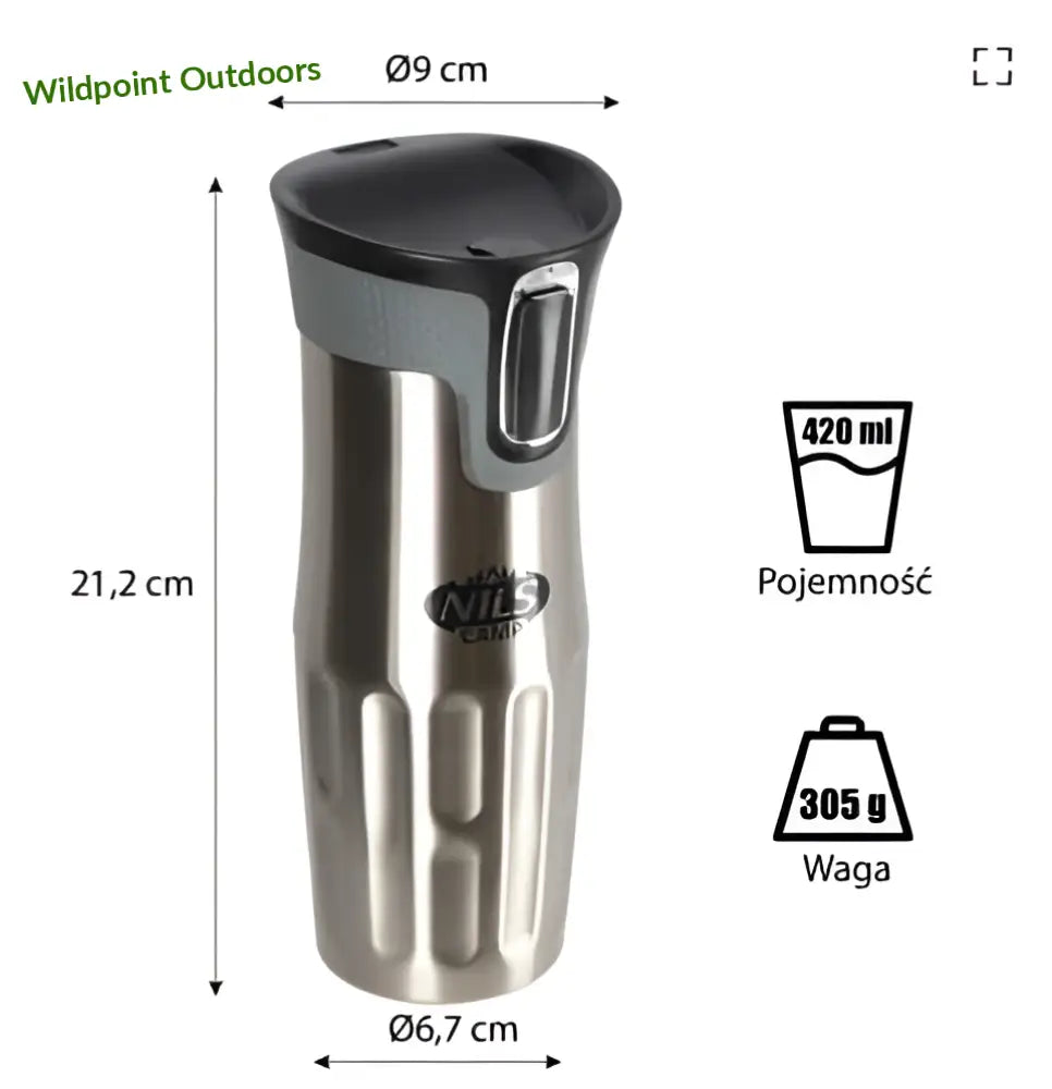 Termosmuki ncc06 silver nils camp - accessories - wildpoint outdoors retkeily 19,90 €