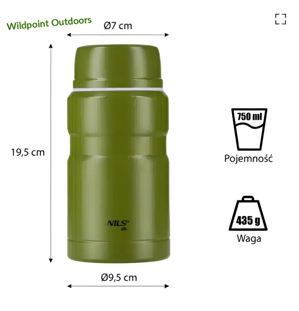 Termossetti 750ml nct02 nils camp - accessories - wildpoint outdoors retkeily 17,90 €