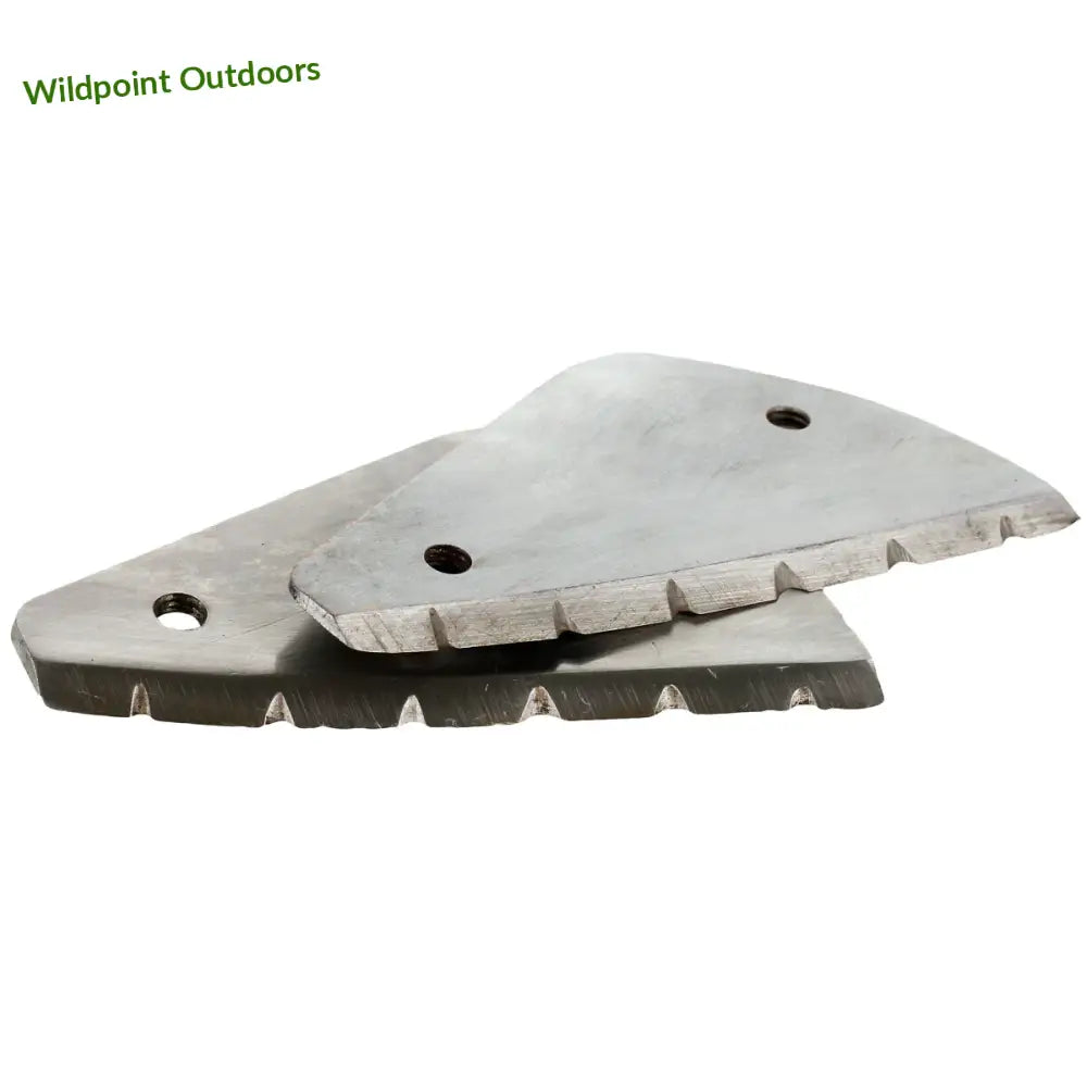 Teroituspalvelu - lähetä jääkairasi terä meille teroitettavaksi - alle 125mm irtoteräparin teroitus - retkeily 10 €