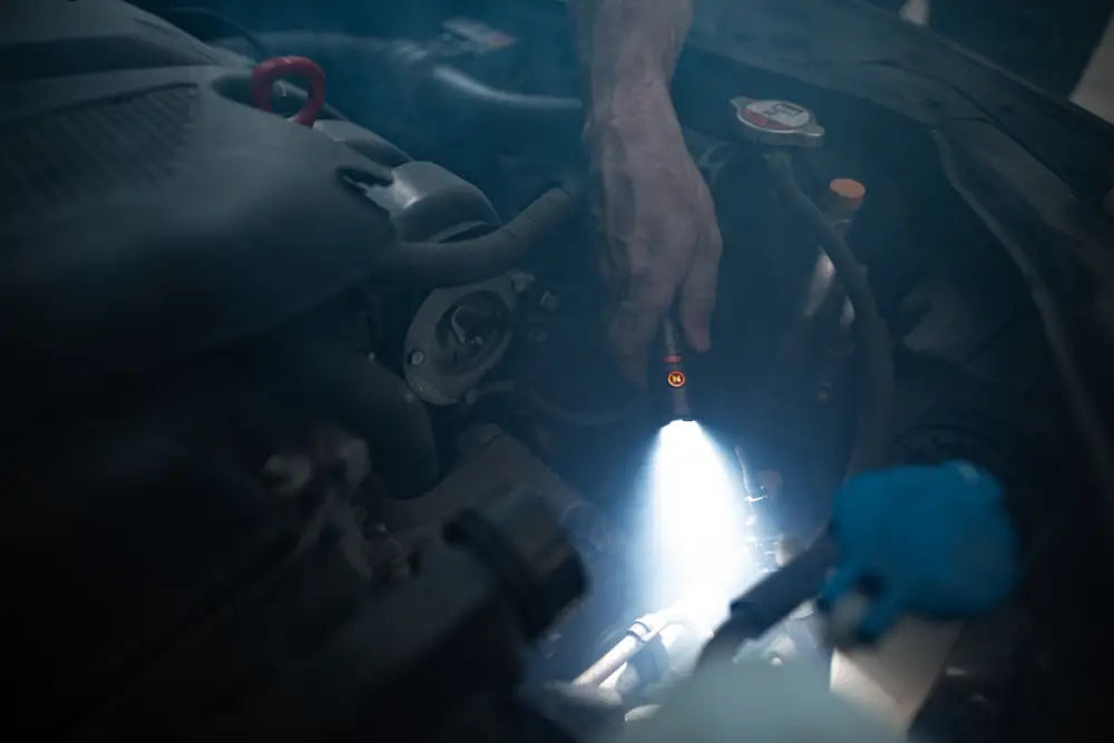 Torchy 2k (usb c) taskuvalaisin - työvalaisin torchy usb c smart power control taskulamppu retkeilyvarusteet