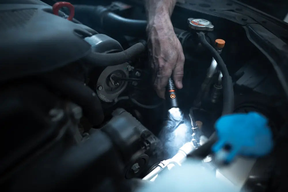 Torchy 2k (usb c) taskuvalaisin - työvalaisin torchy usb c smart power control taskulamppu retkeilyvarusteet