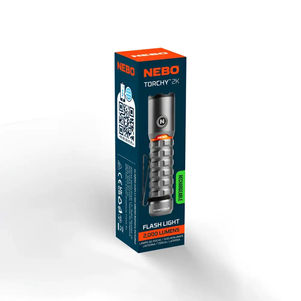 Torchy 2k (usb c) taskuvalaisin - työvalaisin torchy usb c smart power control taskulamppu retkeilyvarusteet