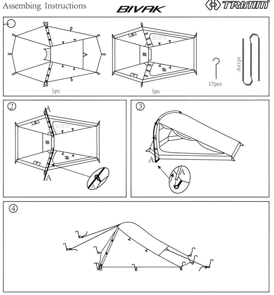 Trimm bivak sand teltta 2-hengelle - wildpoint outdoors retkeilyvarusteet verkkokaupasta 135 €