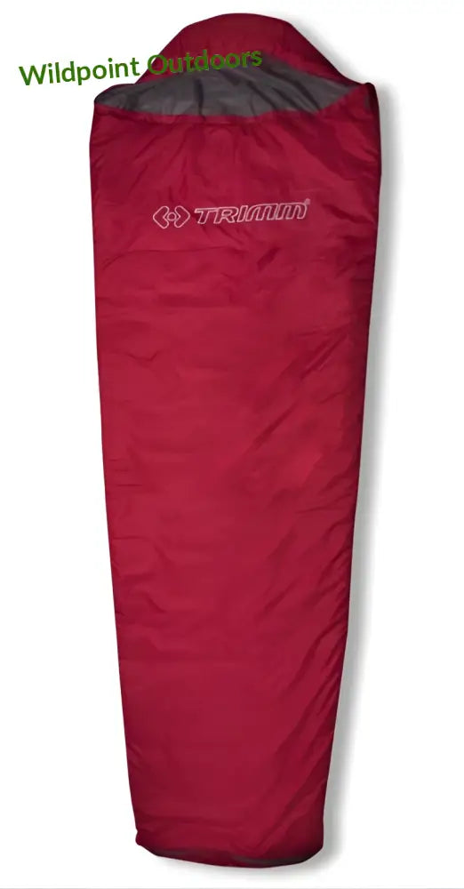 Trimm festa makuupussi - punainen - wildpoint outdoors retkeily 65 €