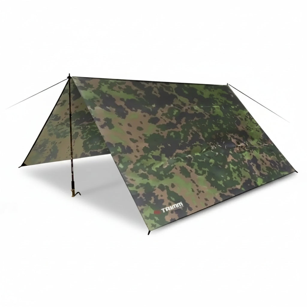 Trimm trace xl tarppi camo maastokuvioitu vihreä ruskea musta suojapeite ulkokäyttöön