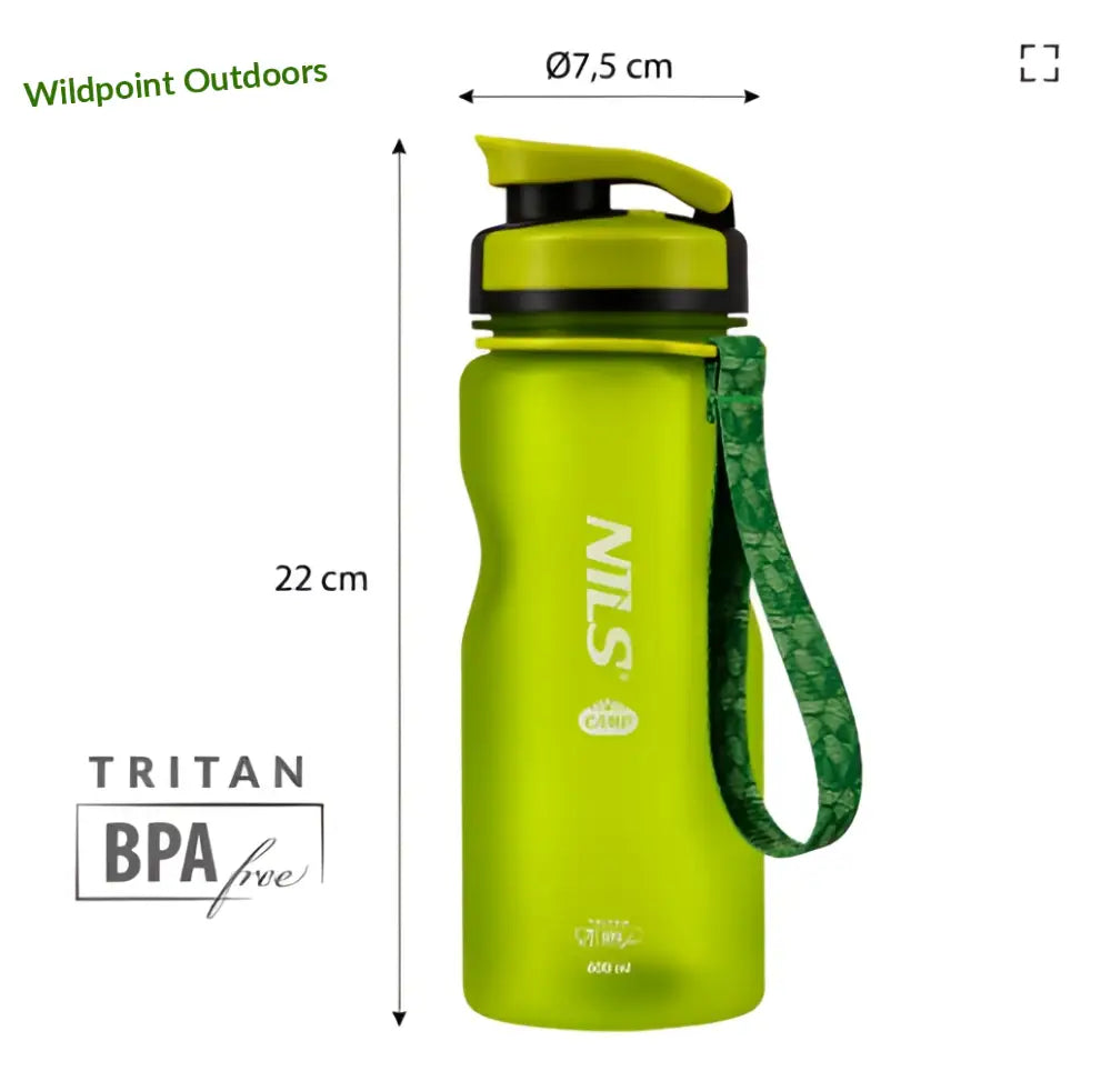 Tritan juomapullo 600ml nc1740 nils camp - 4 väriä - accessories retkeily