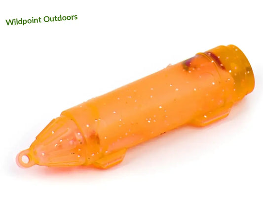 Väinö arctic char double blink vilkkuvalo tupla ledillä pilkintään tai katiskaan - houkutinvalo oranssi - retkeily