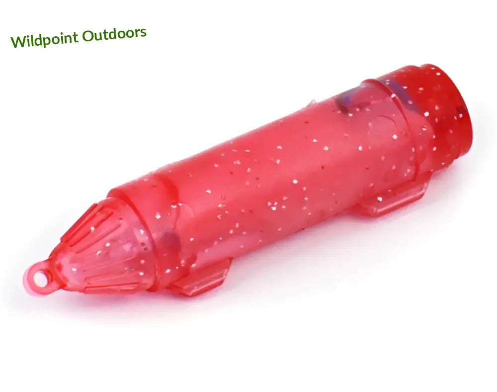 Väinö arctic char double blink vilkkuvalo tupla ledillä pilkintään tai katiskaan - houkutinvalo punainen - retkeily