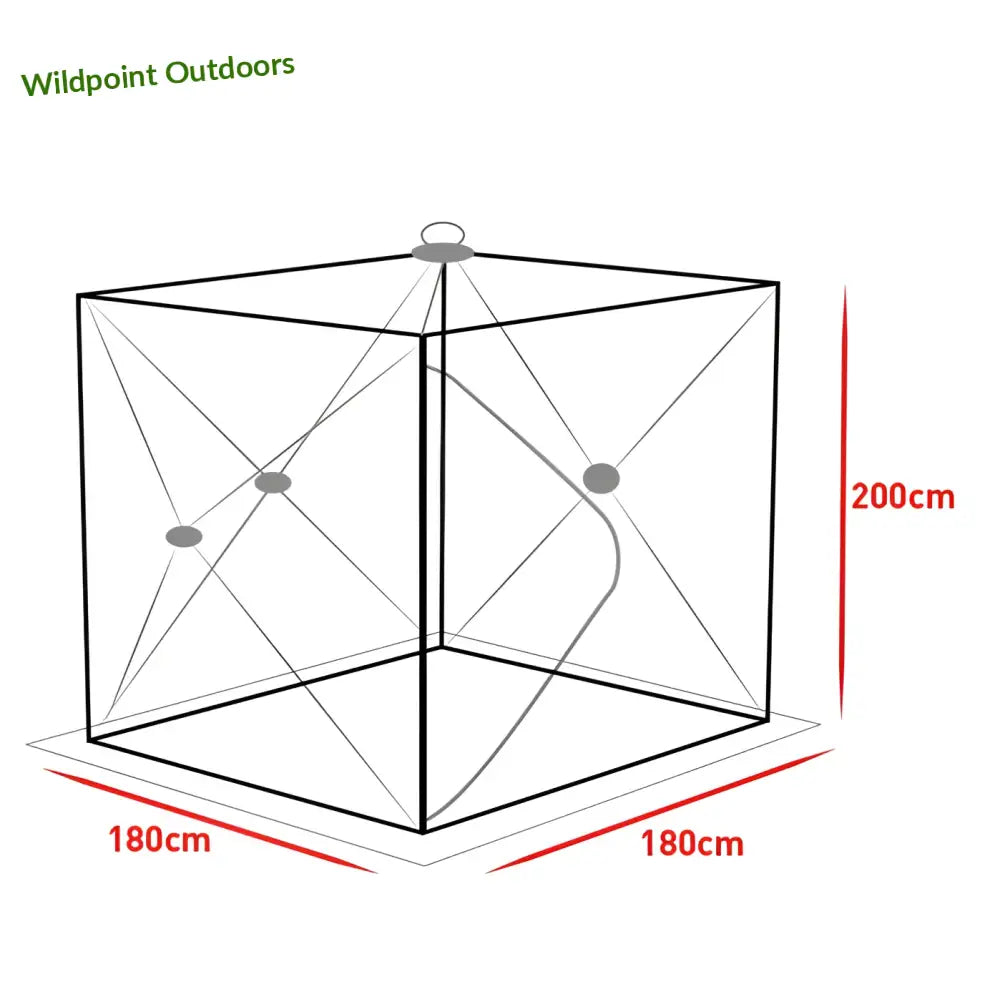Väinö bunker 3 pilkkiteltta - wildpoint outdoors retkeily 169 €