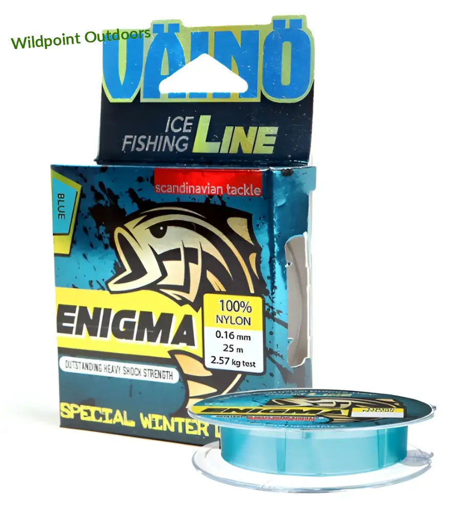 Väinö enigma pilkkisiima 25m - 0.10mm 1.21kg sininen - wildpoint outdoors retkeily 2,99 €