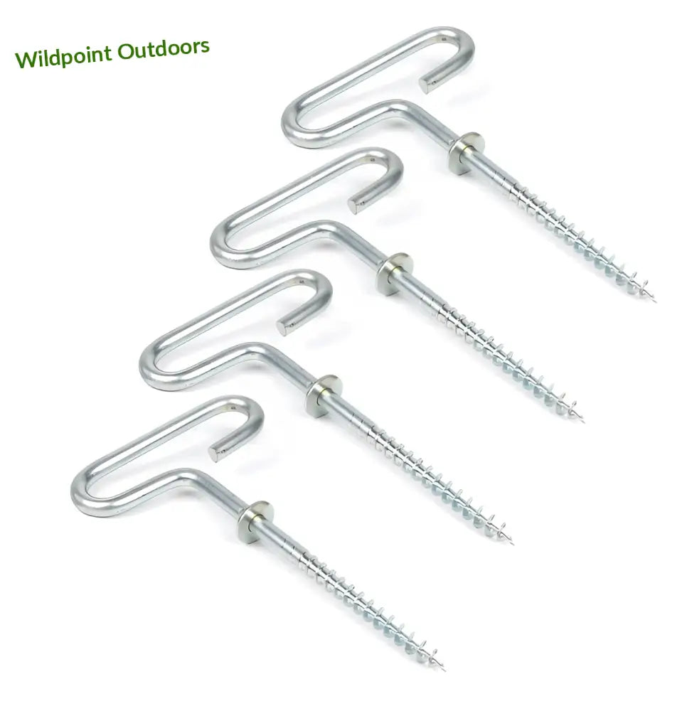 Väinö jääruuvit telttaan teräs 4kpl - wildpoint retkeily 19,90 €