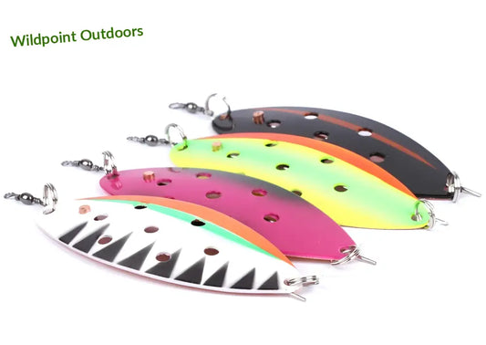 Väinö nellimn 85mm 14g isokokoiset rautulätkät upeissa väreissä. - retkeily