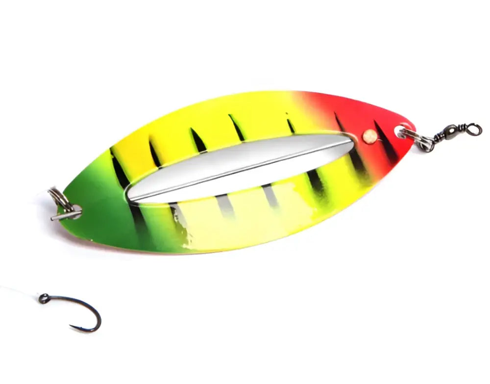 Väinö tanabru 85mm 13g isokokoiset rautulätkät valoaukolla. - firetiger - retkeilyvarusteet verkkokaupasta 6,75 €