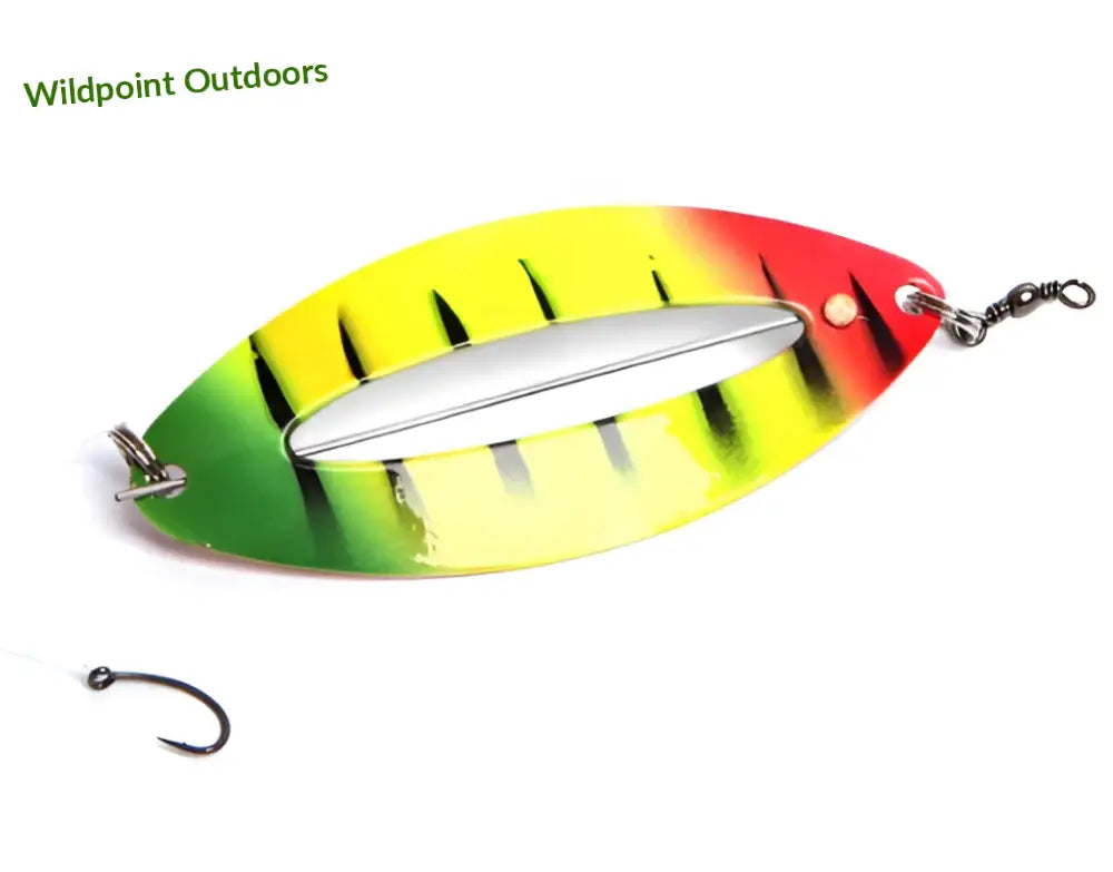 Väinö tanabru 85mm 13g isokokoiset rautulätkät valoaukolla. - firetiger - retkeily 6,75 €