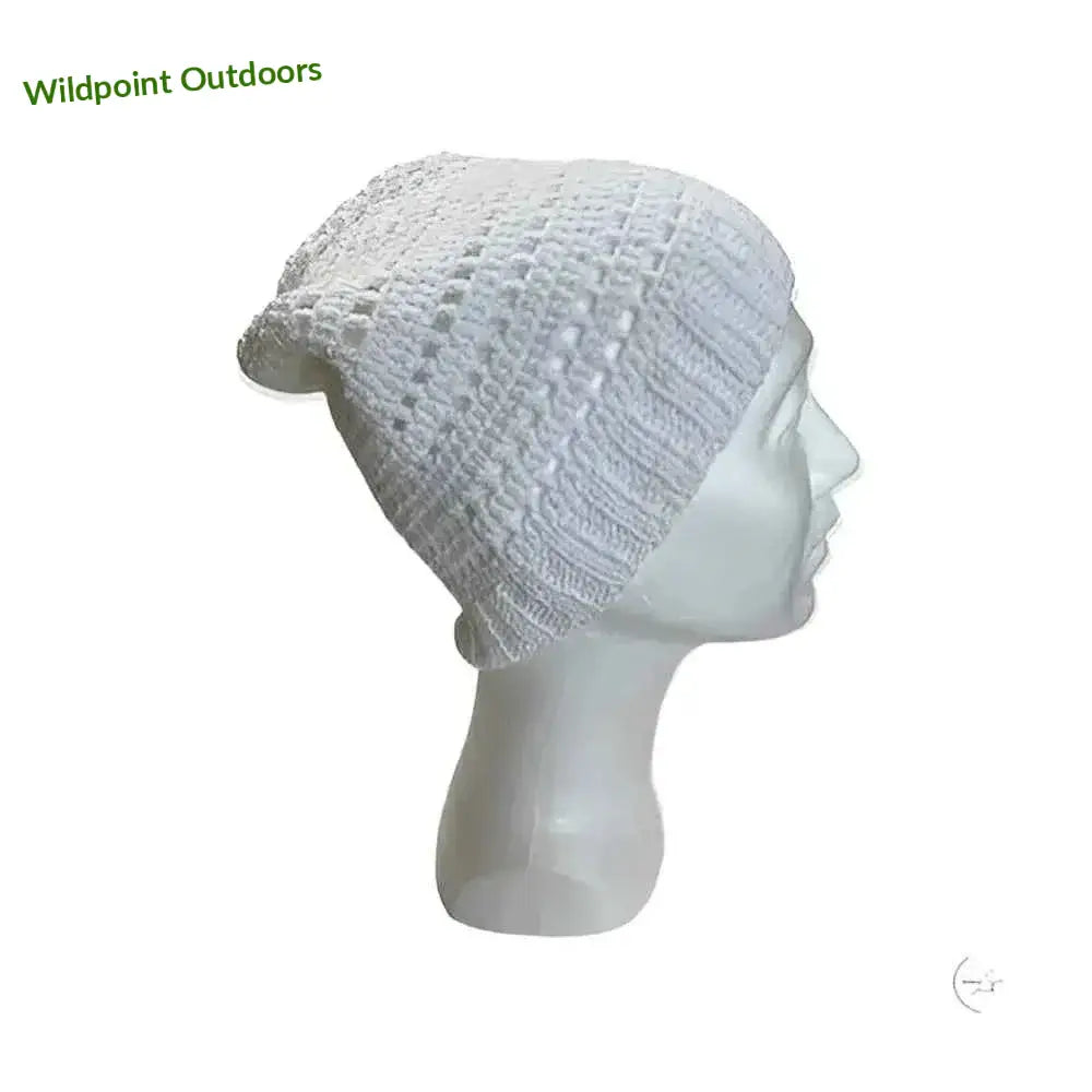 Valkoinen puuvillapipo - pipo - wildpoint outdoors retkeily 19,90 €