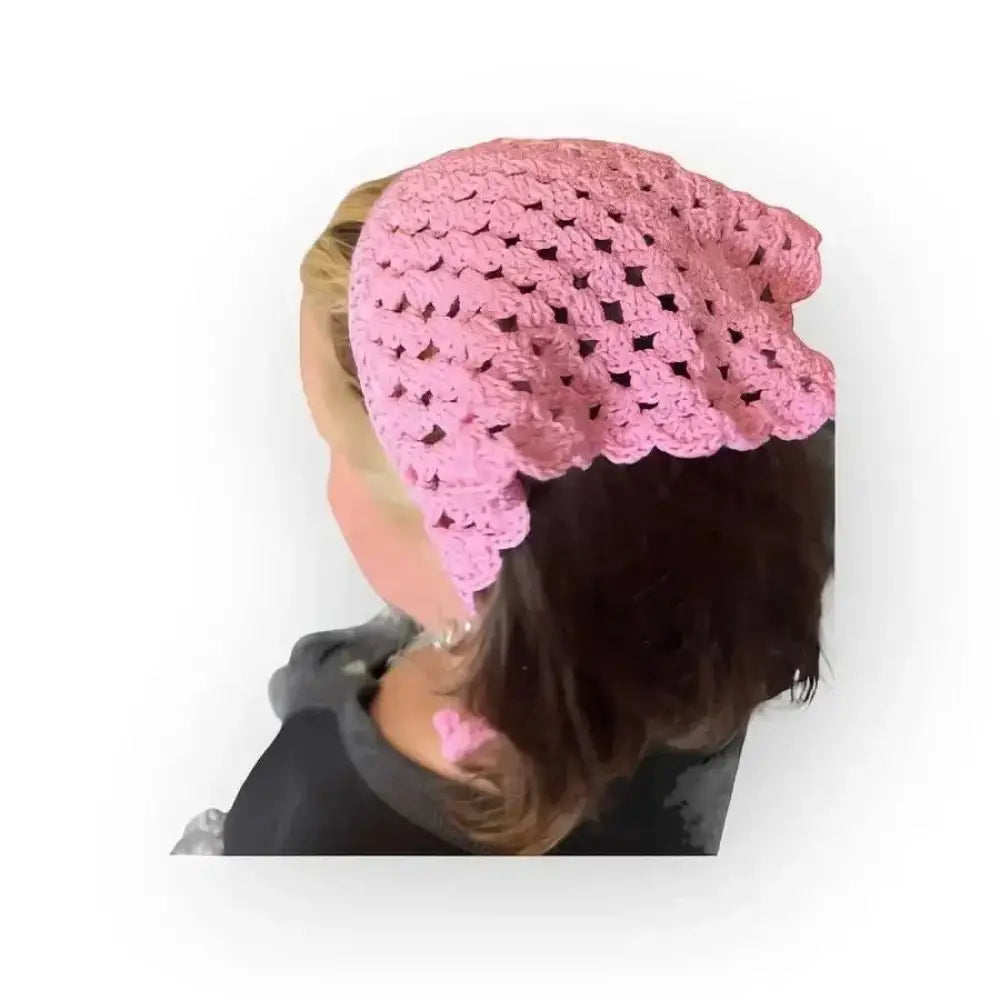 Virkattu hellehuivi - huivi kesään retkeily