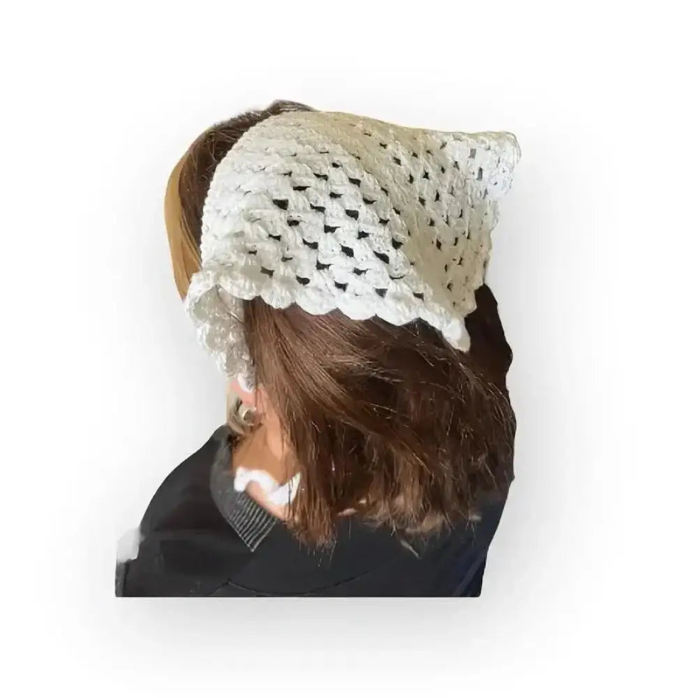 Virkattu hellehuivi - huivi kesään retkeily