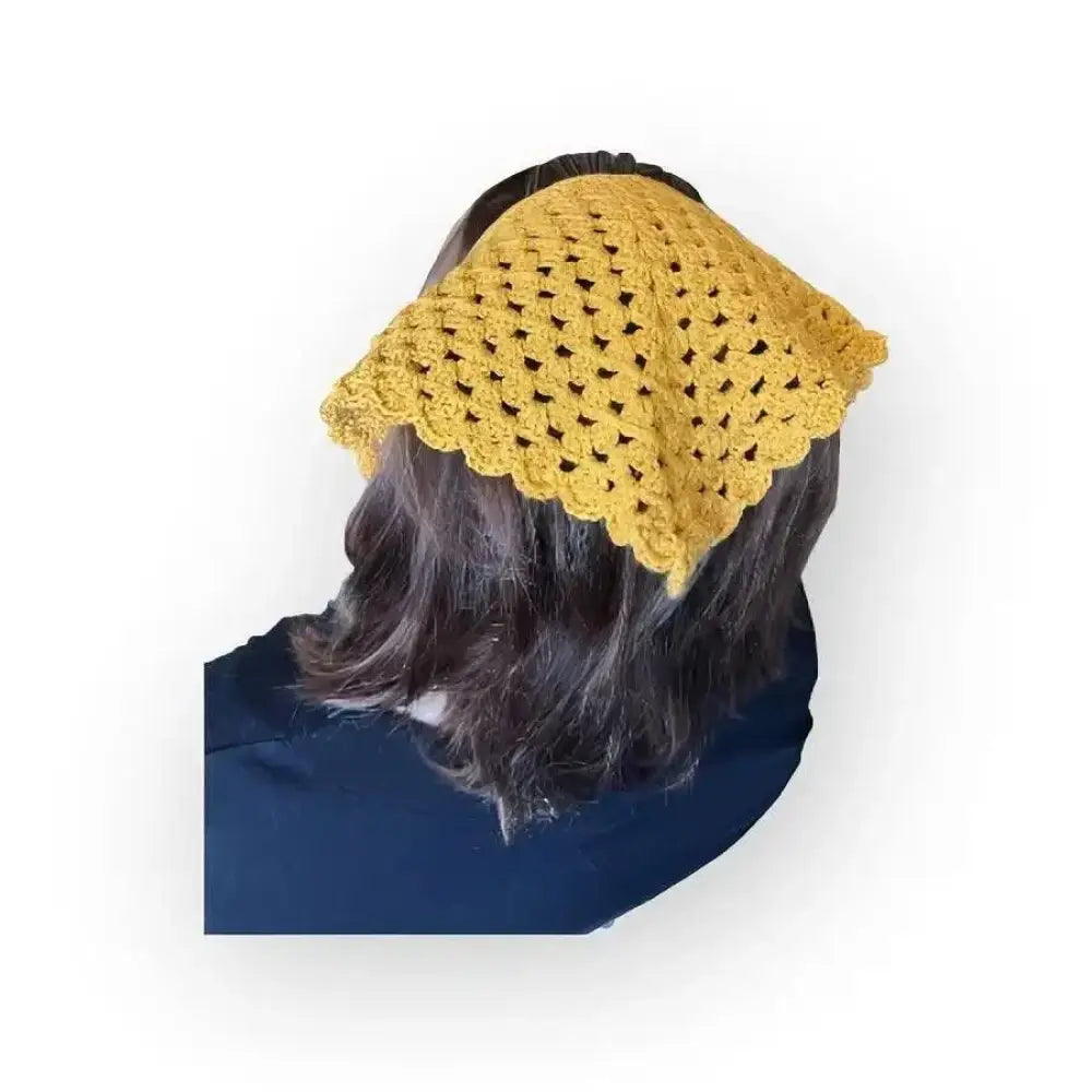 Virkattu hellehuivi - huivi kesään retkeily