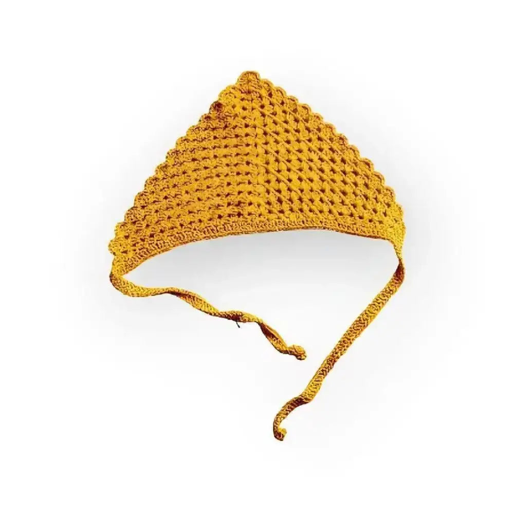 Virkattu hellehuivi - keltainen - huivi kesään retkeily 18,90 €