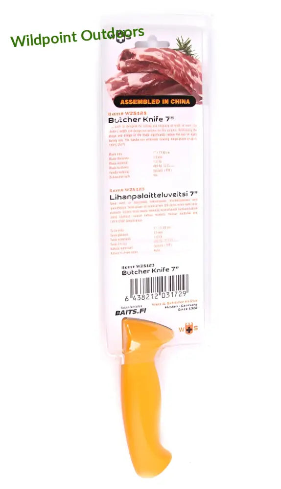 W + s paloitteluveitsi 7’’ - w + s - wildpoint outdoors retkeily 10,90 €