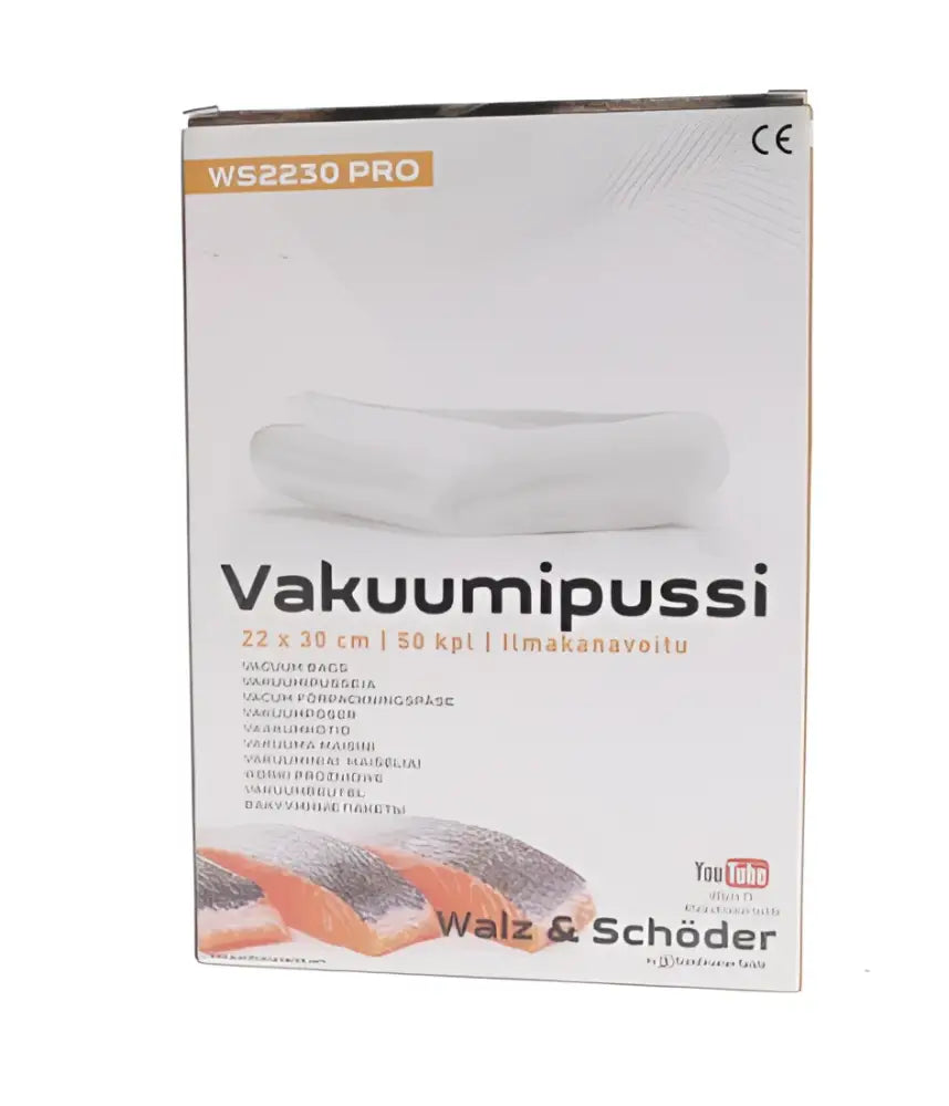 W + s vakuumipussi 22 x 30cm 50kpl - w + s - wildpoint outdoors retkeilyvarusteet verkkokaupasta 11,90 €