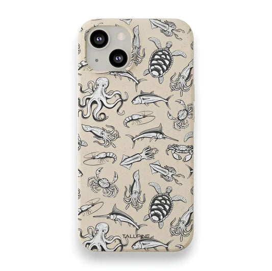 Whispers of the deep - eco case - iphone 16 - wildpoint outdoors retkeily 35 €