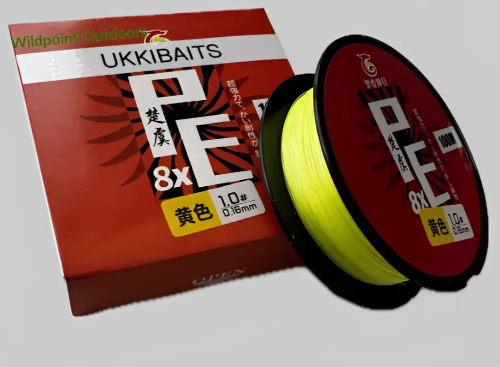 Wildpoint polyeteenikuitu-siima 0,16mm 100m keltainen - retkeily 4,90 €