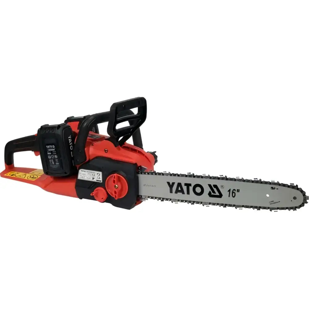 Yato akkumoottorisaha 16″ 2x18v 2 x 4ah akku + pikalaturi sarja - retkeilyvarusteet verkkokaupasta 249,95 €
