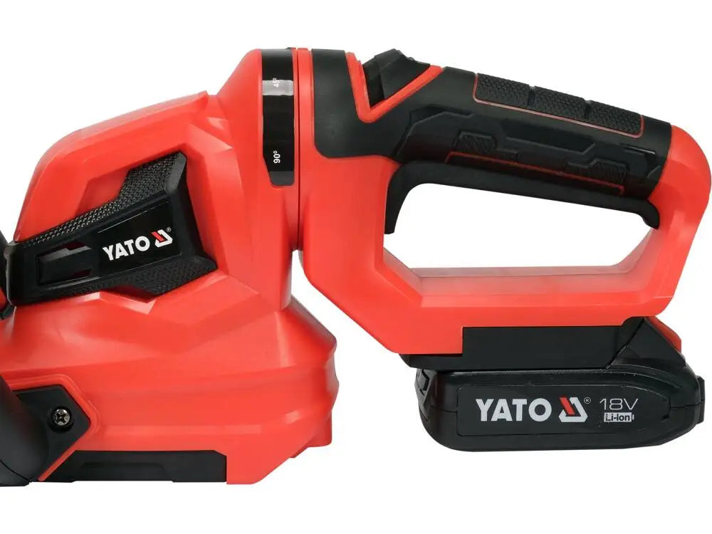 Yato akkupensasleikkuri 18v 45 cm + 2.0 ah akku ja laturi - retkeilyvarusteet verkkokaupasta 99,95 €