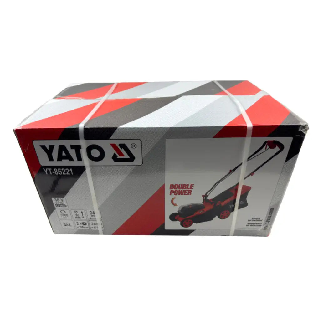 Yato akkuruohonleikkuri 2 x 18v 34 cm runko - retkeilyvarusteet verkkokaupasta 139,95 €