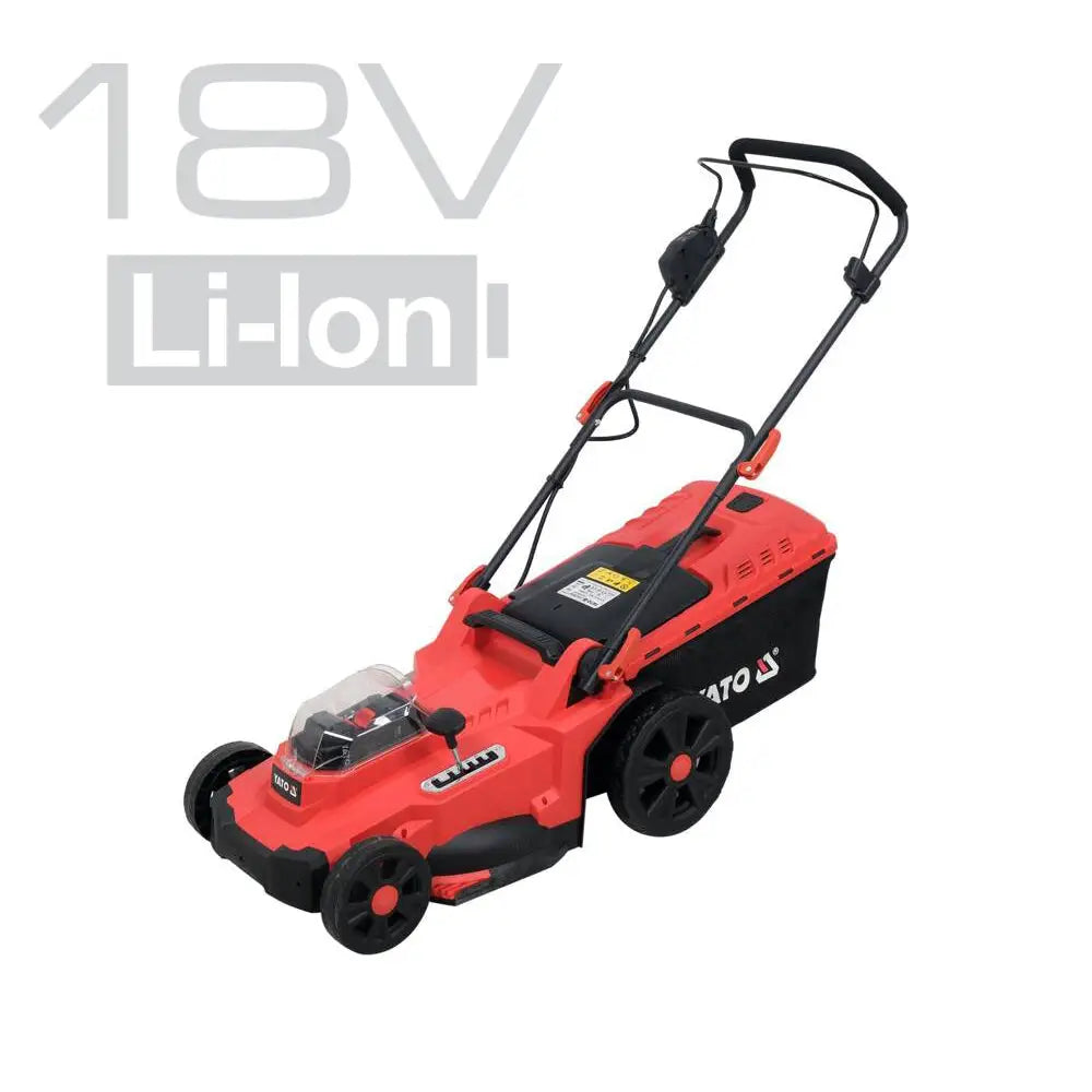 Yato akkuruohonleikkuri 2 x 18v 43 cm + 2×4.0 ah akku ja laturi - retkeilyvarusteet verkkokaupasta 295,95 €