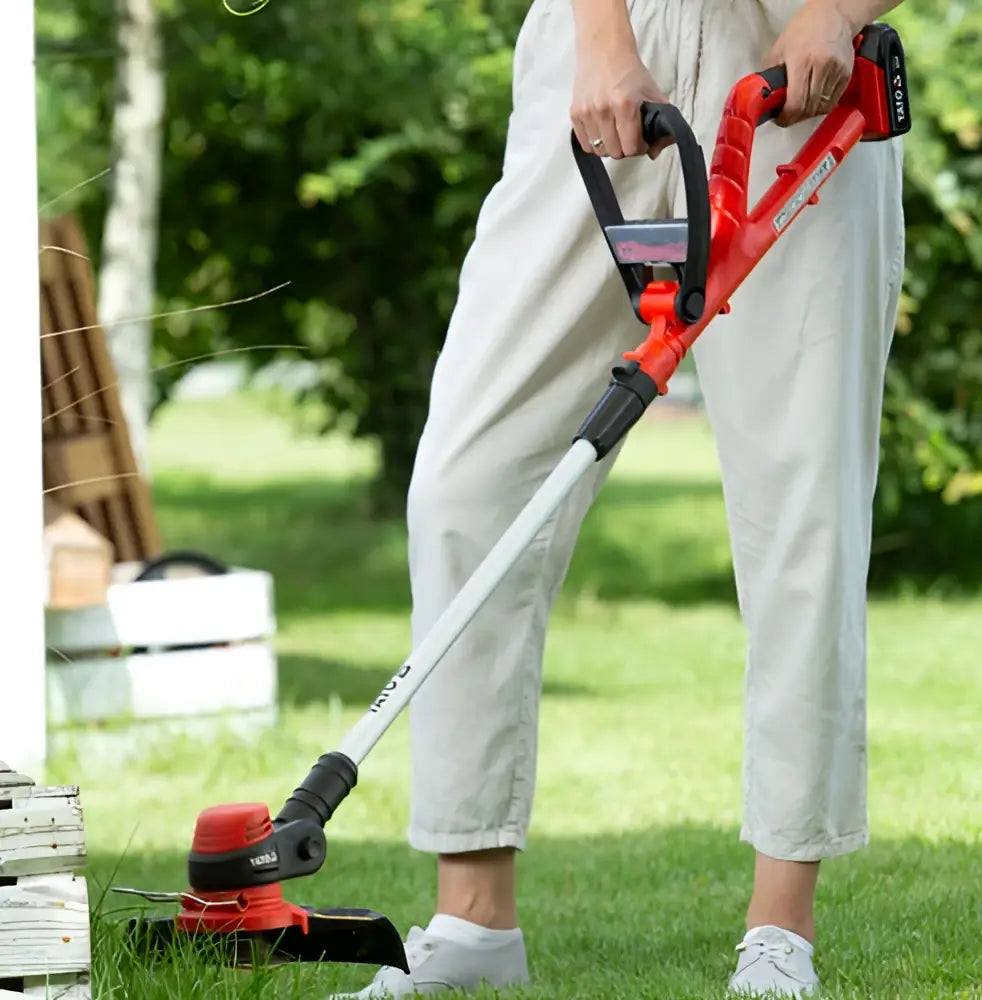 Yato akkutrimmeri 18v 2-in-1 kovapala- ja siimaleikkuri runko - retkeilyvarusteet verkkokaupasta 79,95 €